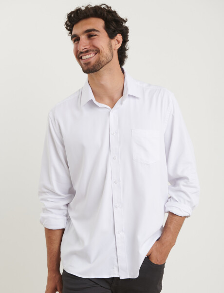 012581 CAMISA HARRINGTON LABEL Blanco