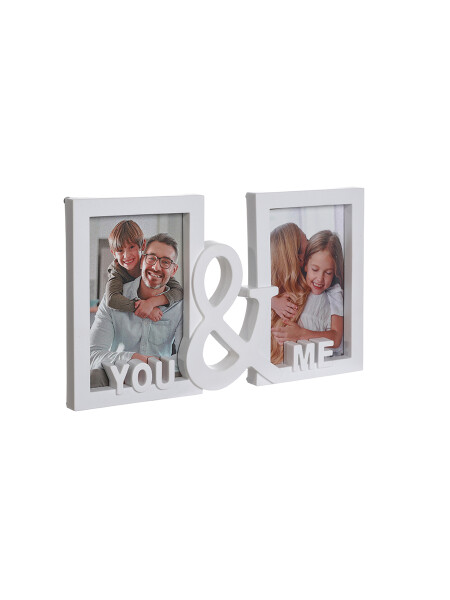 PORTARETRATOS YOU & ME MADERA