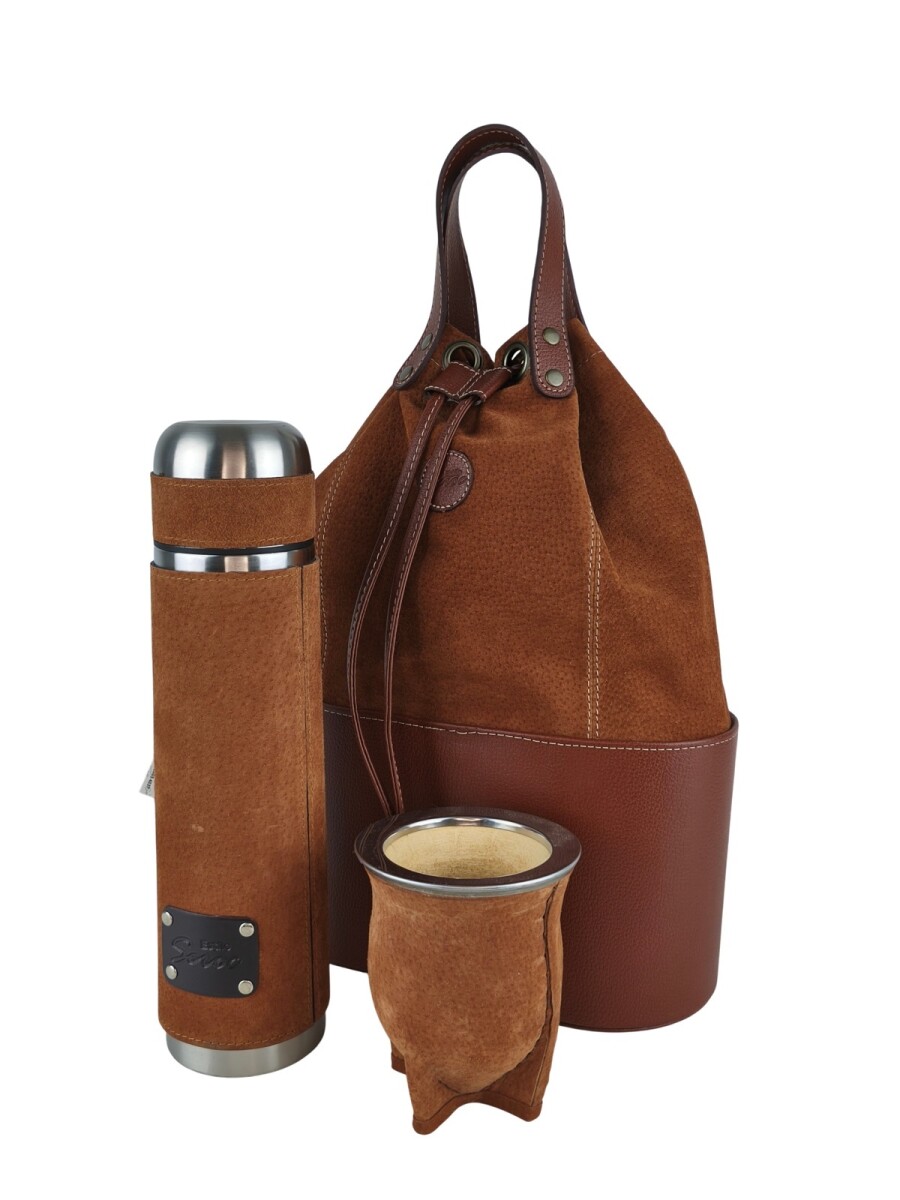 Set matero de lujo en cuero - Oxido 