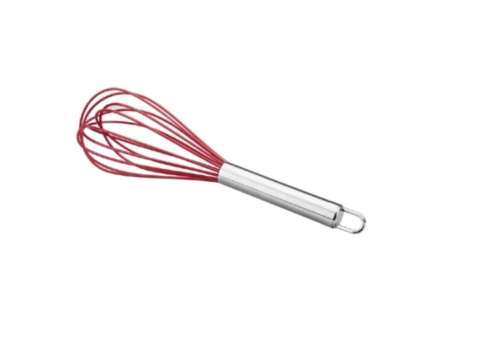 Batidor silicona 30 cm mango inox 