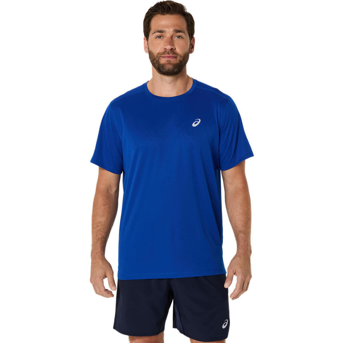 Polo Running Asics Silver SS Top Hombre - Asics Blue 