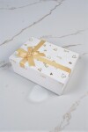 Caja rigida - 15,5x22,5x9,5 cm - heart BLANCO