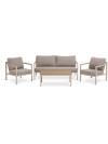 Set muebles jardín BEJSTRUP 4 pl beige Set muebles jardín BEJSTRUP 4 pl beige