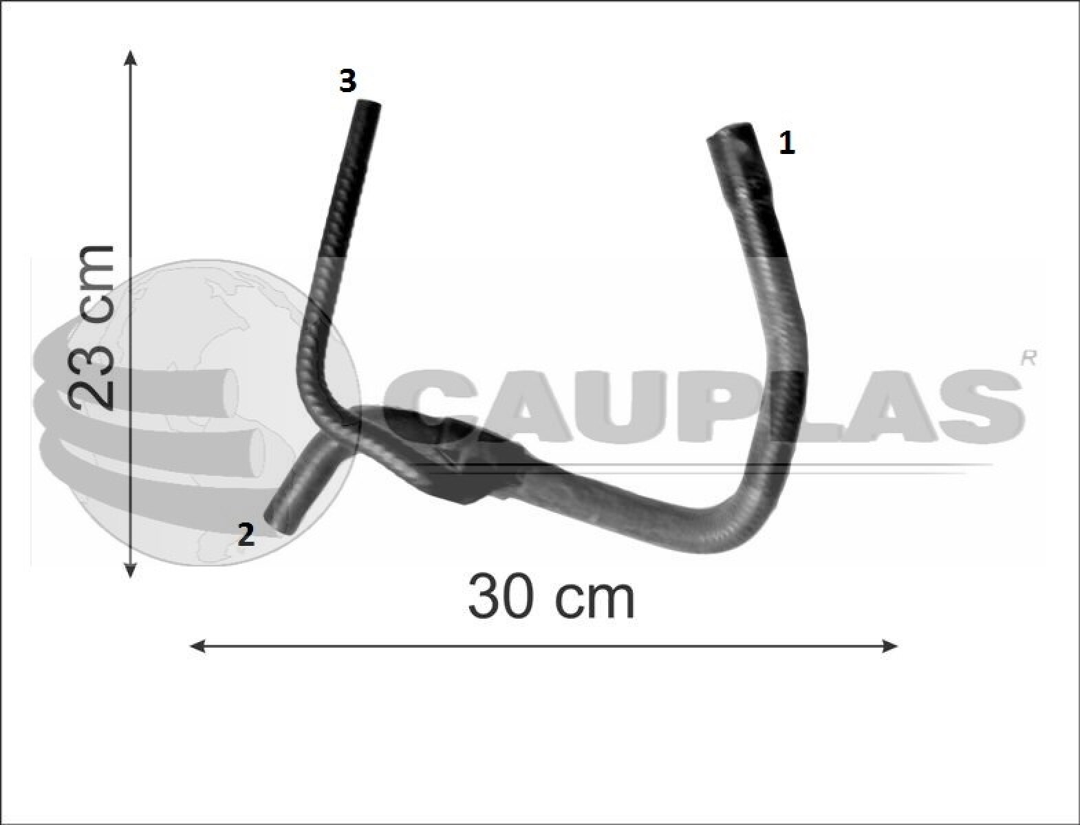 CAÑO CHEVROLET CELTA 1.0/1.4 C/ A.A 01/06 CALEF. C/BIF CAUPLAS 