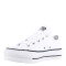 Championes Unisex Converse Plataforma Chuck Taylor Lift Blanco - Negro