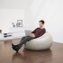 Puff Inflable Sillón Asiento Respaldo Bestway Silla Grande Variante Color Gris