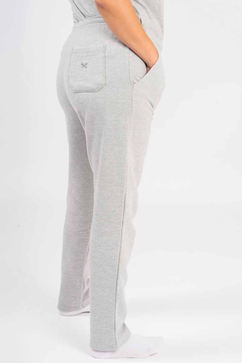 PANTALON HERING UNISEX RECTO C/FELPA E50A Gris