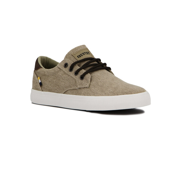 Country Atenas Casual Acordonados Hombre - Beige Beige