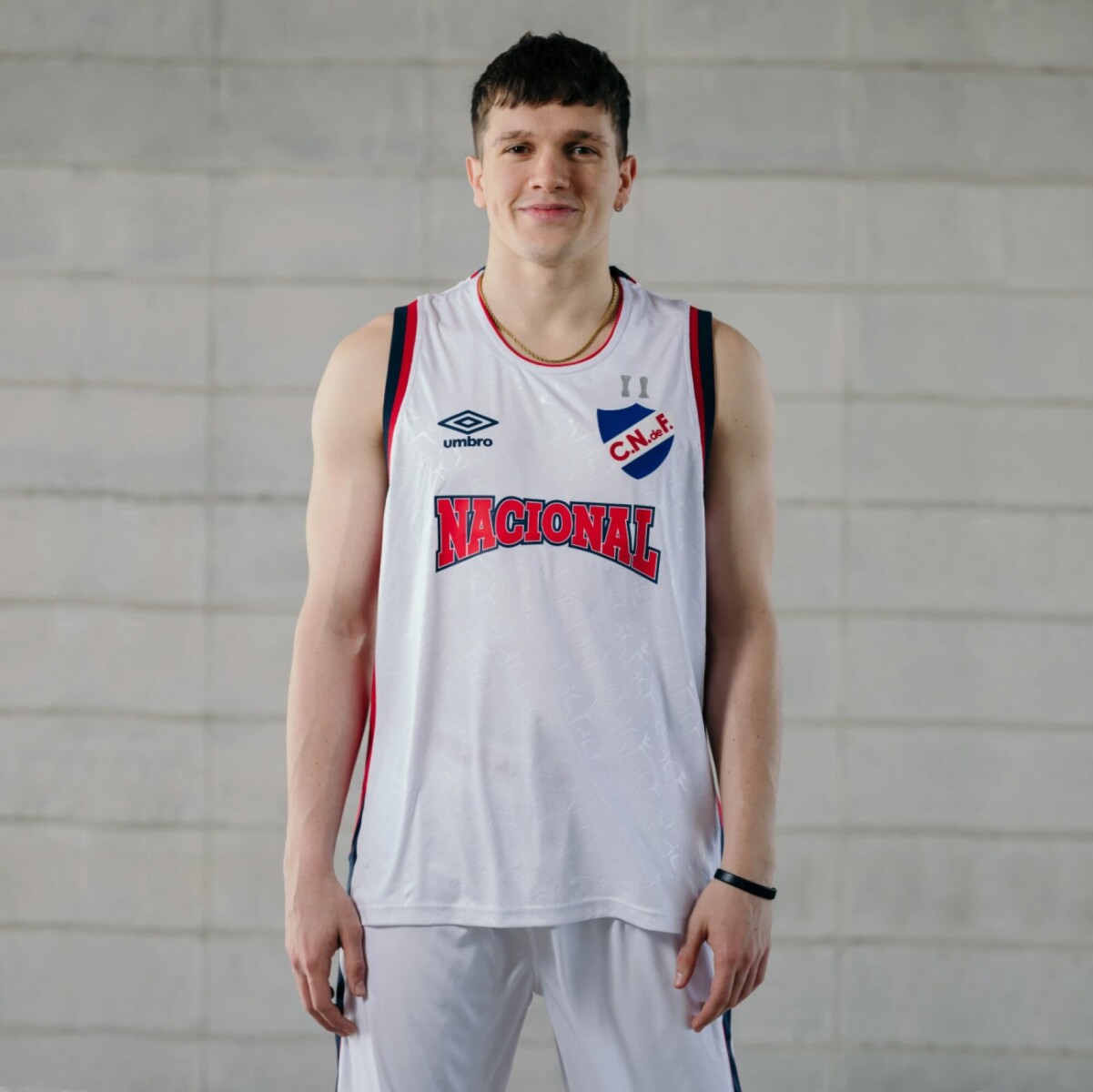 Camiseta de Hombre Umbro Basket Nacional Oficial - Blanco 
