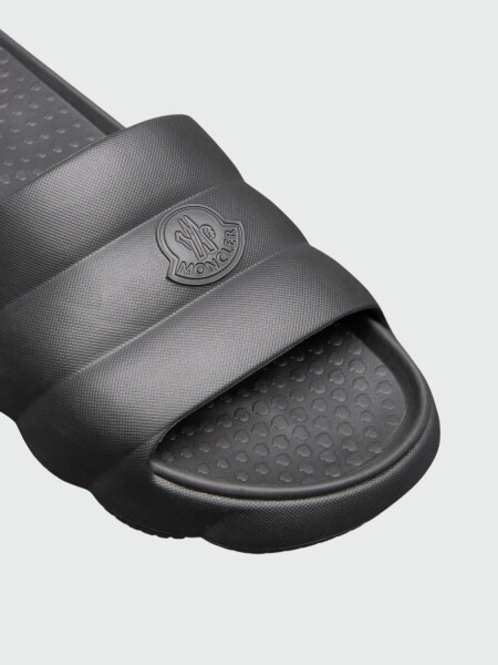 Moncler - Sandalias Acolchadas de Eva de Lilo Negro