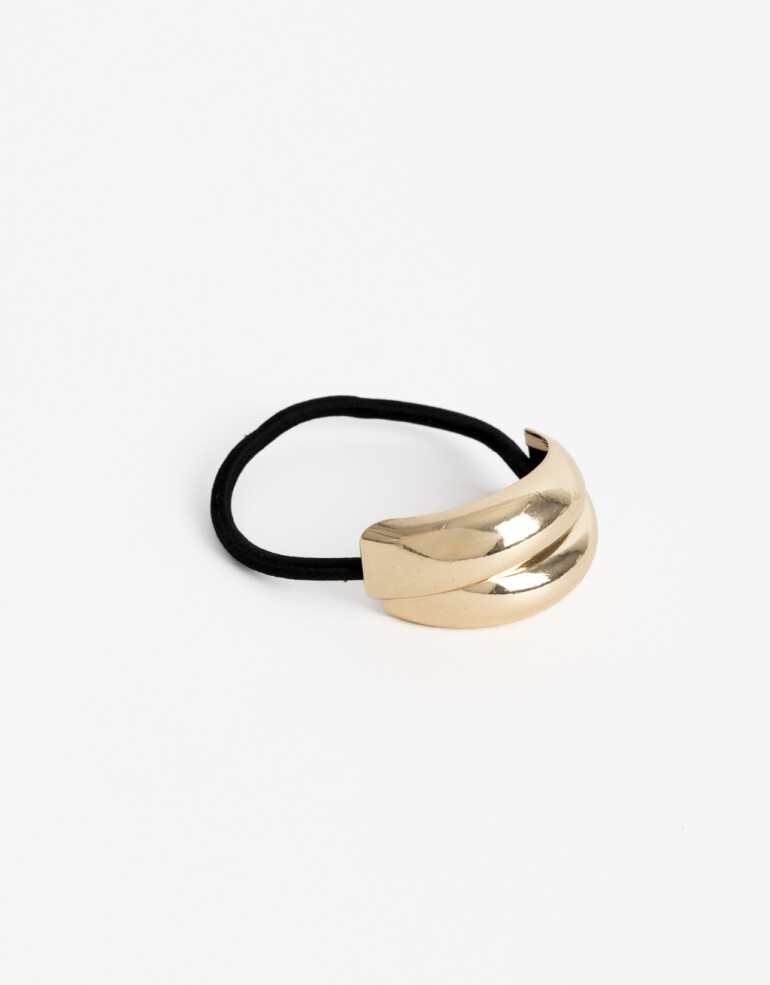 Gomitas Elásticas Metal Gomita Elástica Cuff Glossy - Dorado