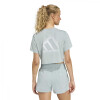 Remera Adidas W PWR G T Mujer KB9398 Celeste