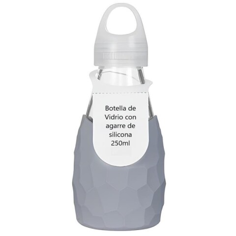 Botella de Agua c/agarre silicona 250ml Botella De Agua C/agarre Silicona 250ml