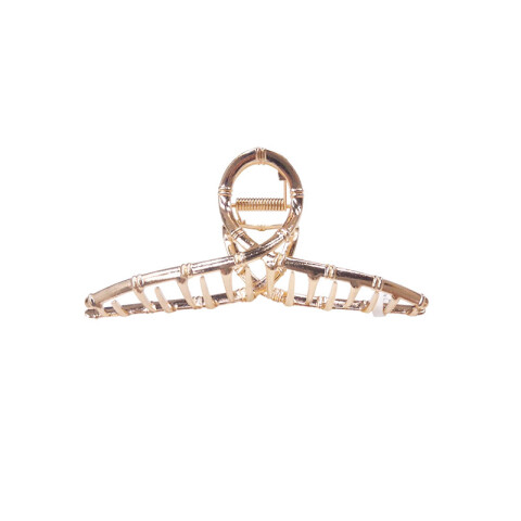 Broche pinza para el cabello dorada Broche Pinza Para El Cabello Dorada