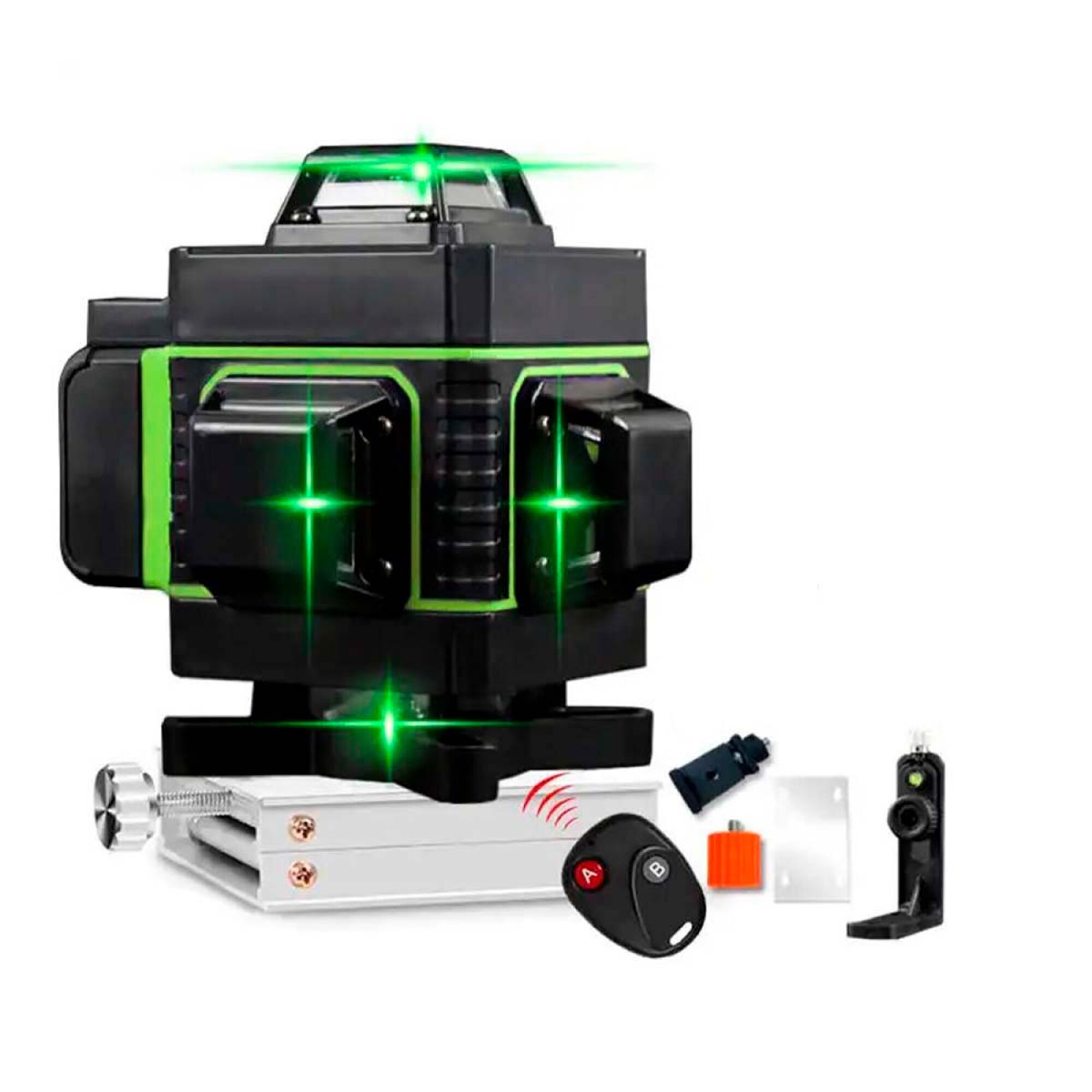 Nivel Laser Autonivelante Líneas Verde 150 Ft Rotativo De 360 Rotacion  Pisos New