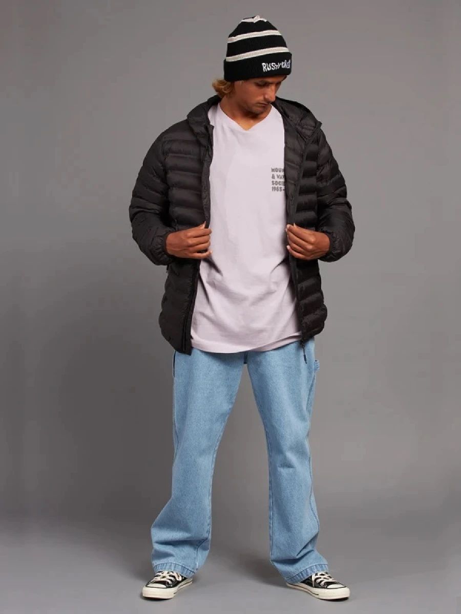 CAMPERA RUSTY DEBRIL - NEGRO 
