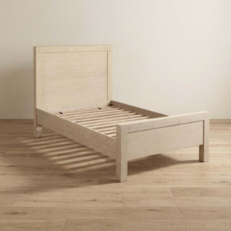 CAMA 1 1/2 PLAZA MADERA-ACACIA NATURAL-BEIGE PRINCE