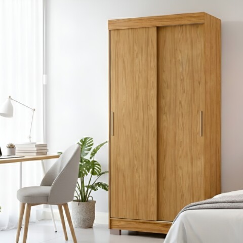 Ropero Antares Armario 2 Puertas Corredizas 2 Cajones Marrocos / Off White Ropero Antares Armario 2 Puertas Corredizas 2 Cajones Marrocos / Off White