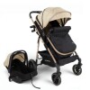 Coche de bebé Bebesit Travel System Jumbo con Baby Silla Beige