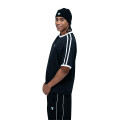 Remera de Unisex TIFFOSI T Shirt Stripe Negro - Blanco