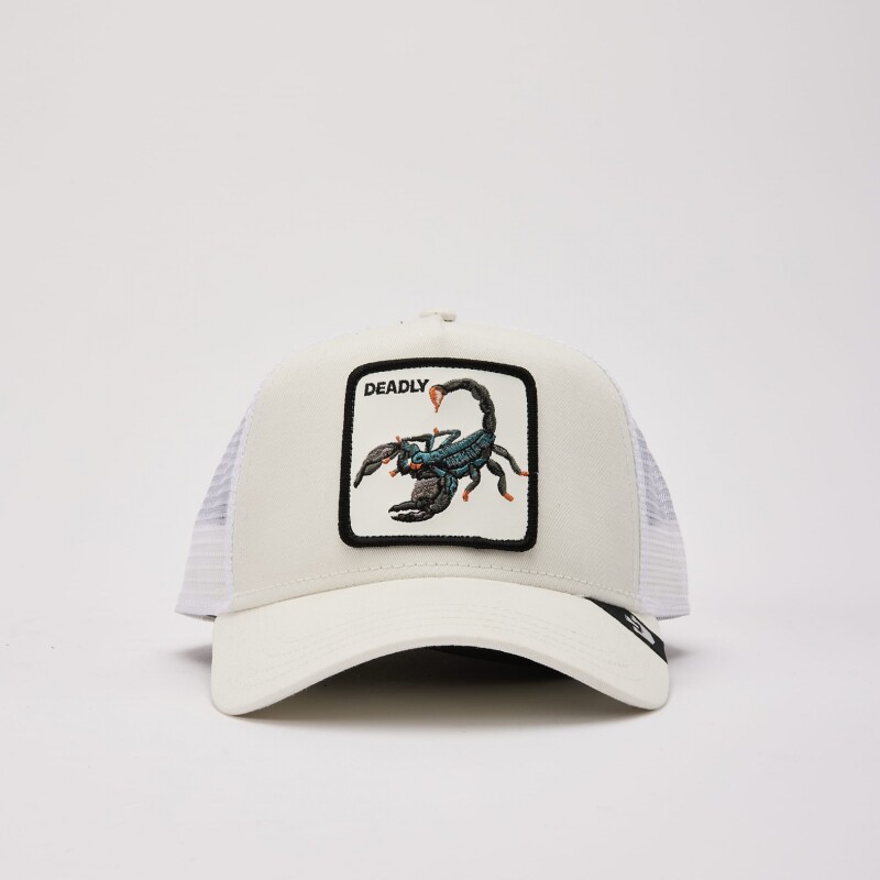 Gorra Goorin Bros Trucker Baseball - The Deadly Scorpion Crema