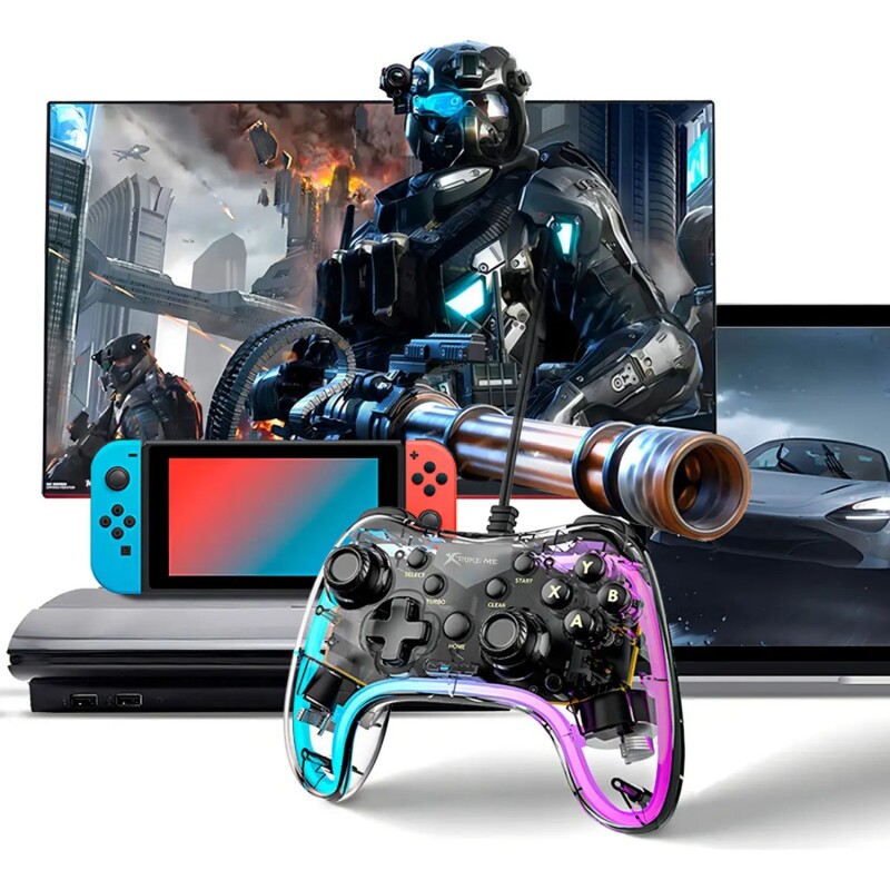 Joystick Xtrike Me Inalambrico para Ps3 Ps4 Ios Pc Con Luces Joystick Xtrike Me Inalambrico para Ps3 Ps4 Ios Pc Con Luces