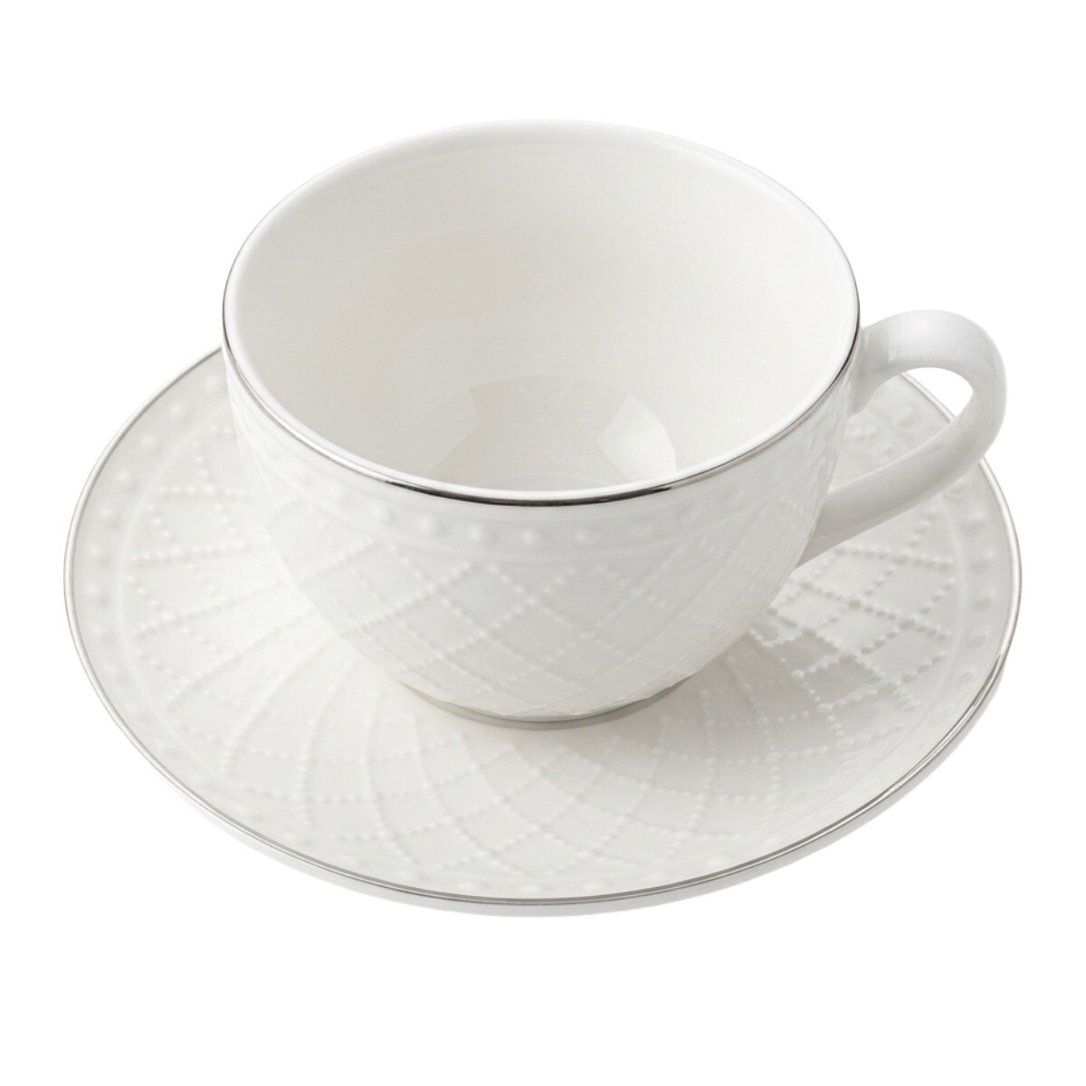 TAZA C/PLATITO BLANCO 200ML 