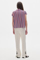Blusa Yuri ST Blue/Bordeaux