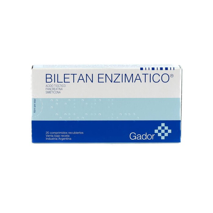 BILETAN ENZIMATICO COMP.X 20 ARG. CJ única