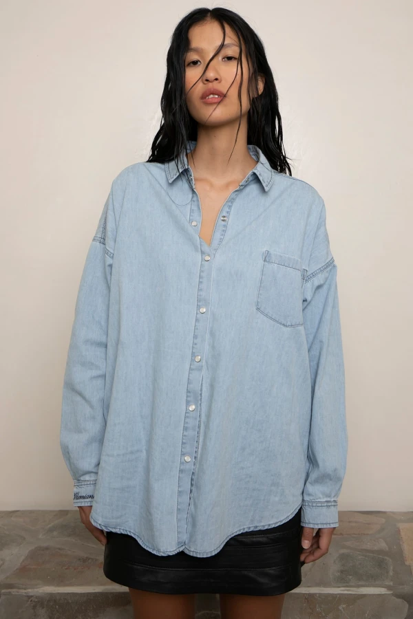 Camisa Jean Ligth blue