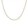 Cadena cordon oro, cola de topo-Oro bajo -Sin Piedra-CD8010 sinpiedra