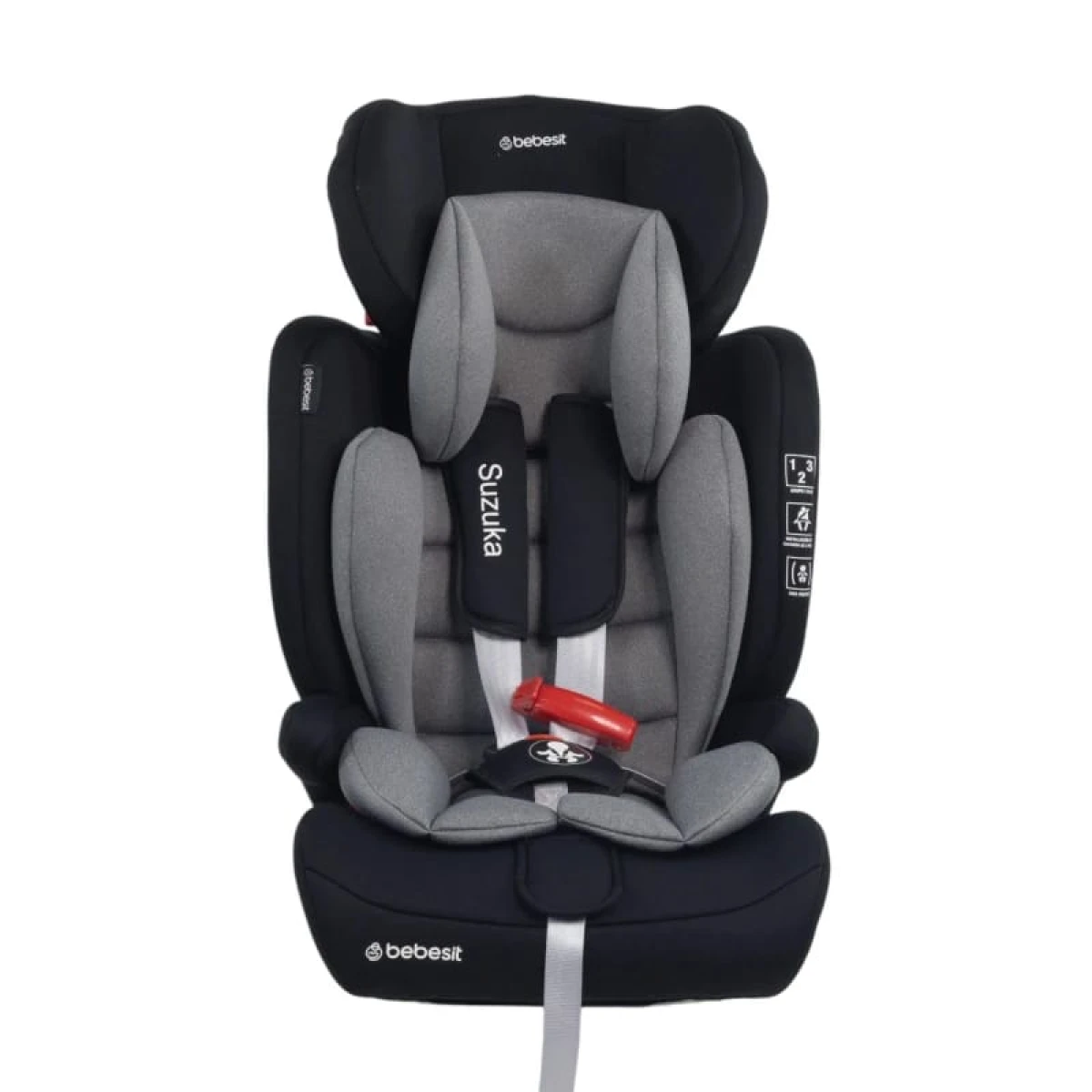 Booster Butaca Silla de Auto Bebesit Suzuka Azul 9 a 36 Kgs - GRIS 