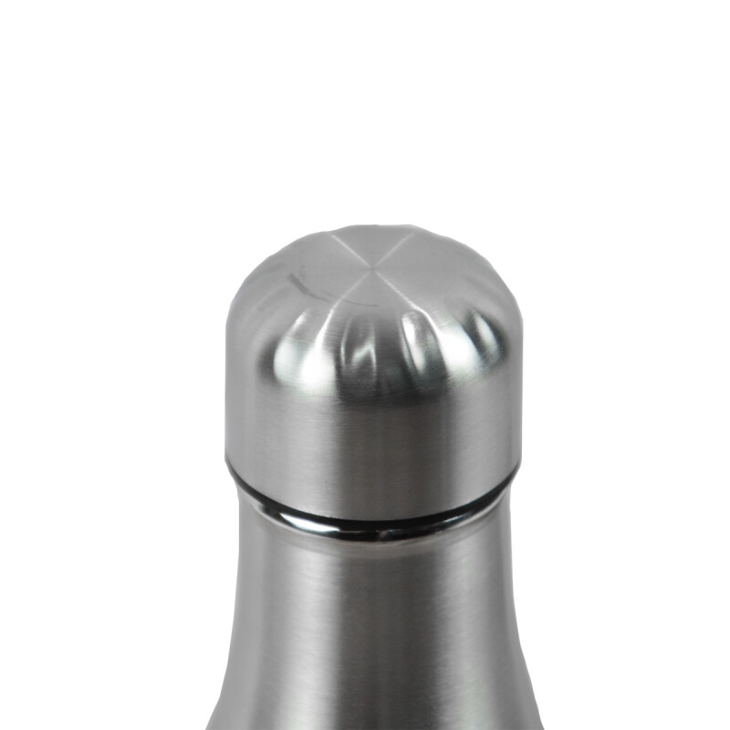 Botella acero inoxidable 500 ml doble pared Gris metalizado
