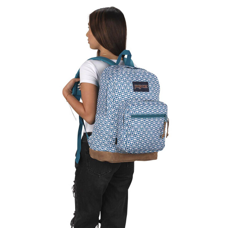 Mochila Portalaptop Right Pack Hyped Hearts Green