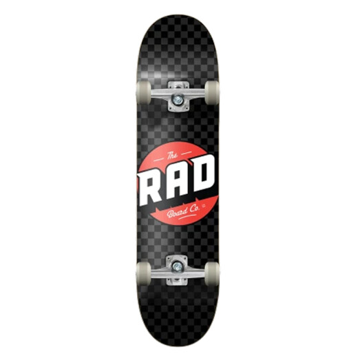 Skate armado RAD RAD CHECKERS 8.0" BLACK ASH Skate armado RAD RAD CHECKERS 8.0" BLACK ASH