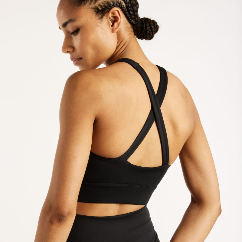 Top Newbalance Tech Training Graphic mujer WB6262D6BK Negro