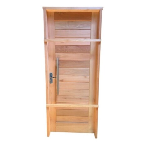 PUERTA EXTRIOR DE EUCALIPTO 2,05 X 0,85 CON BARRAL Y MANIJA - DERECHA PUERTA EXTRIOR DE EUCALIPTO 2,05 X 0,85 CON BARRAL Y MANIJA - DERECHA