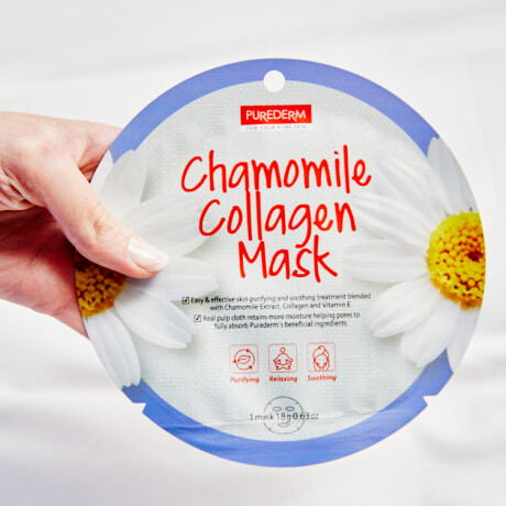 Mascarilla Facial Purederm Chamommile Collagen Mask 1 Unidad Mascarilla Facial Purederm Chamommile Collagen Mask 1 Unidad