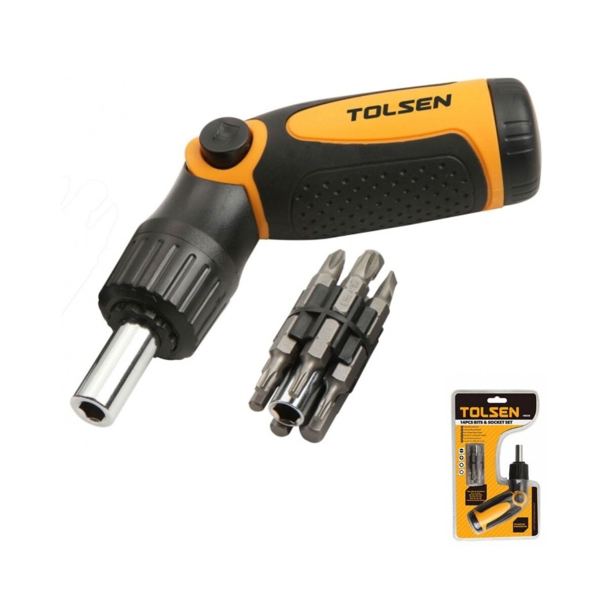 Destornillador C/puntas Intercambiables 14pcs Tolsen 