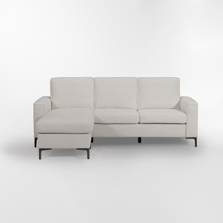 Sofá con chaise SETUP Blanco - 3 CUERPOS