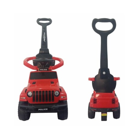 Buggy infantil Bebesit 4x4 con guía y halo de seguridad - Azul Rojo