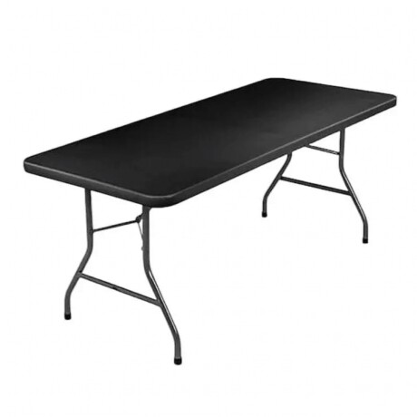 MESA DE EXTERIOR PLEGABLE 1.8M - NEGRA Mesa De Exterior Plegable 1.8M Negra