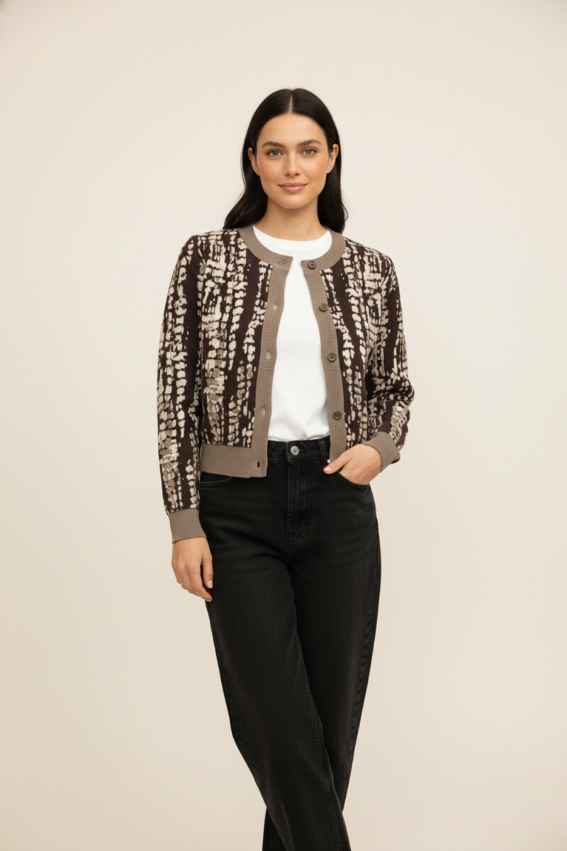 Cardigan Aiquille - Estampado 1 