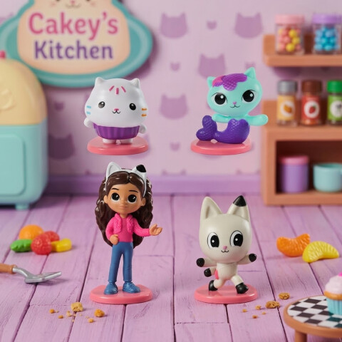 Pack x 4 Mini Figuras La Casa de Gabby U