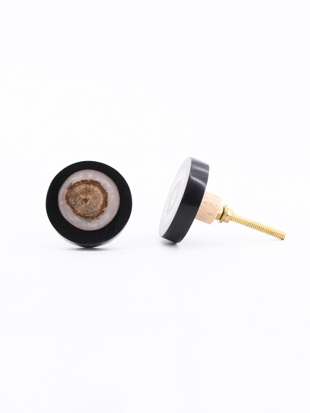 TIRADOR PARA MUEBLES ARJUN SET X2 NEGRO (V)