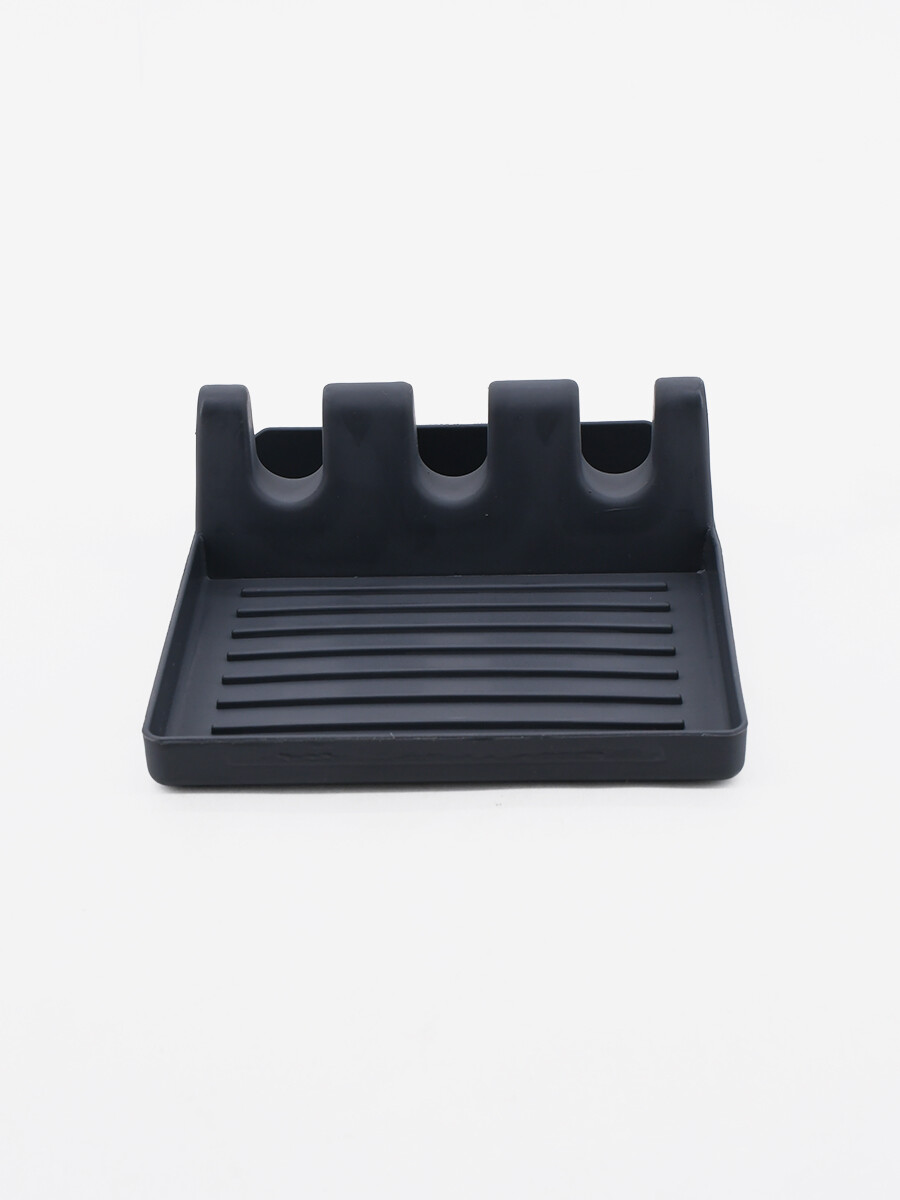 SOPORTE SILICONA CUCHARAS - GRIS 