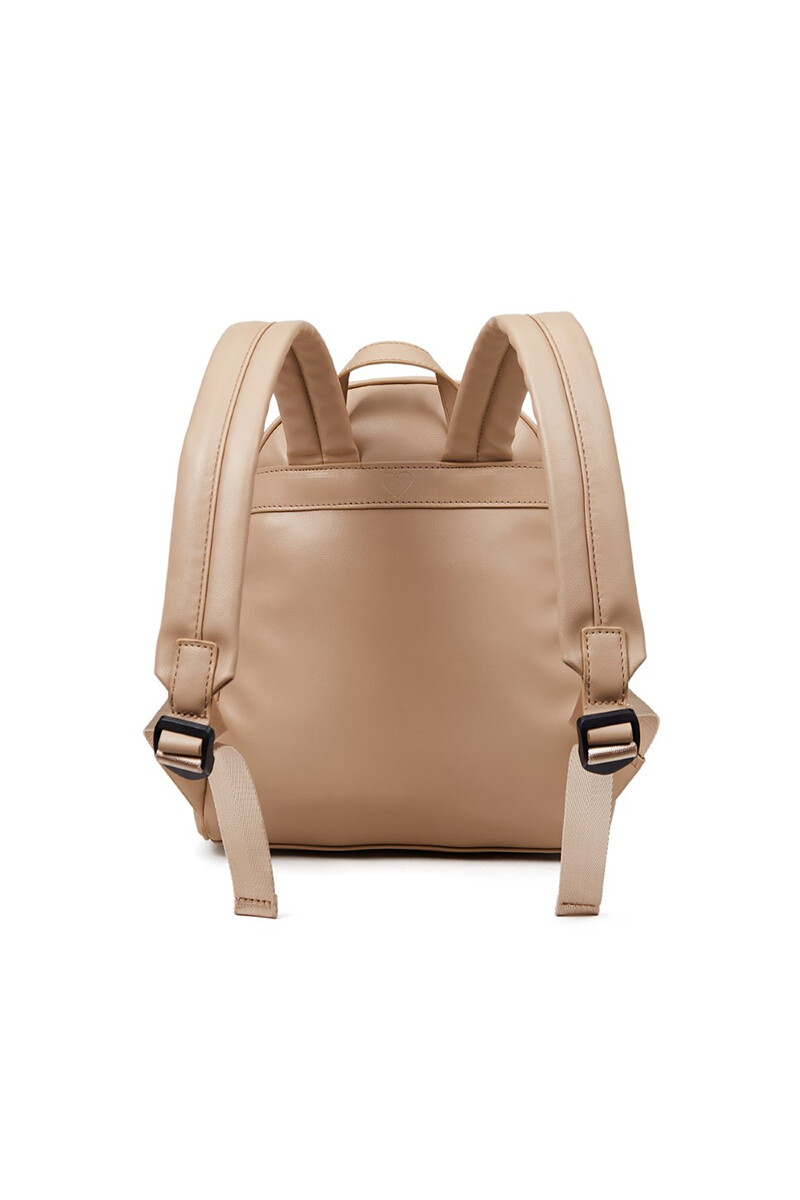 Mochila con bolsillo Beige