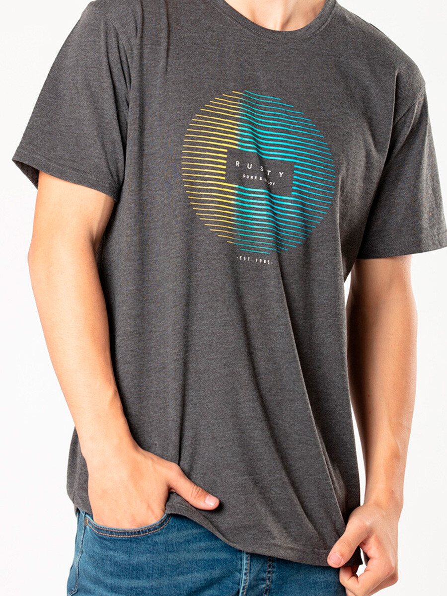 T-SHIRT NOLLY TEEN RUSTY - Gris Oscuro 