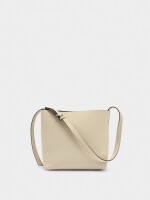 Bolso De Hombro Con Textura Suave crudo