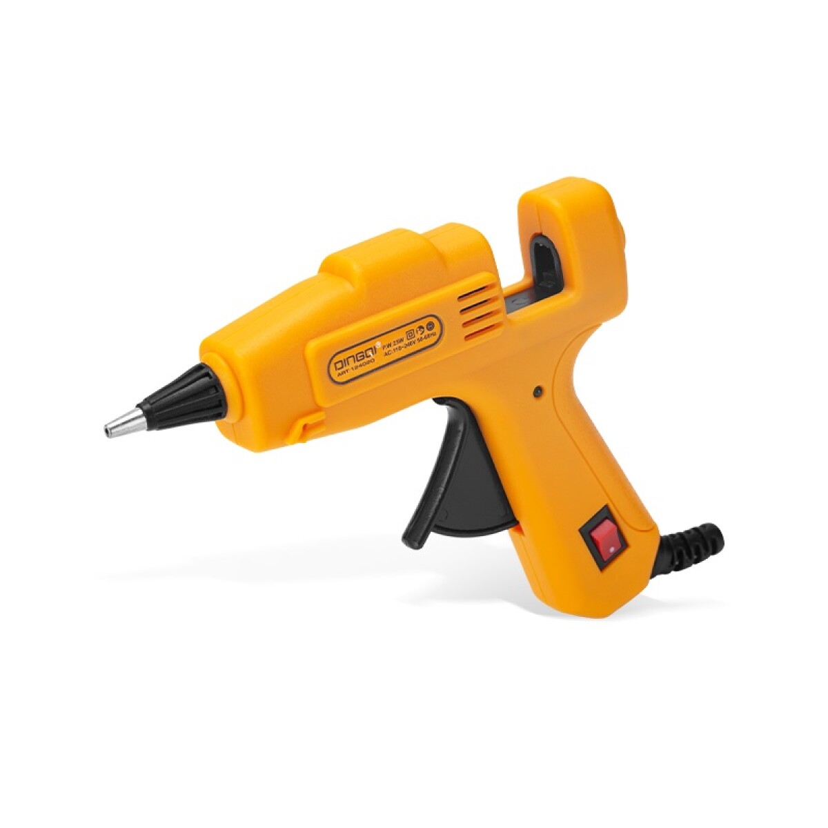 DINGQI PISTOLA SILICONA CALIENTE FINA 7.5MM 110/240V/50HZ 25W 